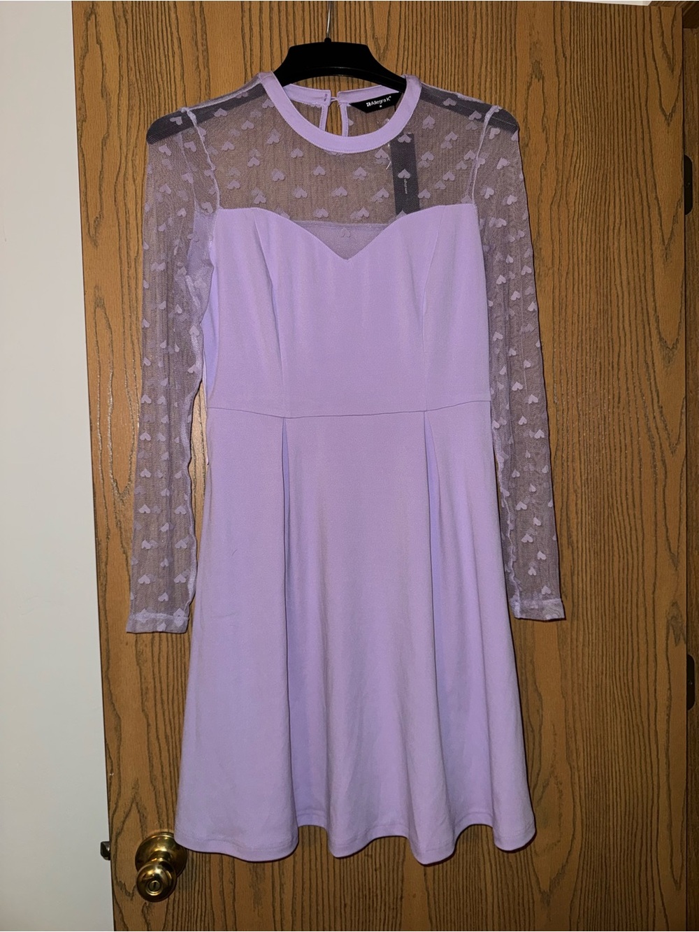 Lavender Long Sleeve Dress